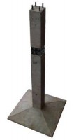 Унифицированные фундаменты металлических опор ВЛ 35–500 кВ повышенные, составные (серия 3.407-115)