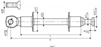 Изоляторы линейные подвесные стержневые полимерные для ВЛ ЛК 70/10-А-2, ЛК 70/10-А-4