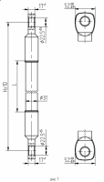 Изоляторы стержневые полимерные для контактной сети железных дорог НСПК 120