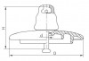 Изолятор линейный подвесной ПС70Е