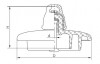 Изолятор линейный подвесной ПС70И